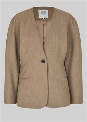 Levelup blazer Mid Brown mel. Second Female